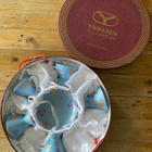 YAMASEN FINE PORCELAIN 5x kahvikuppi ja 5x aluslautanen - pikkukuva 1