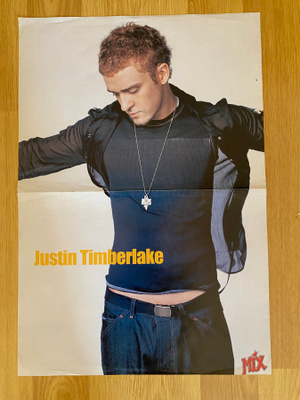 Justin Timberlake juliste ja tarra 