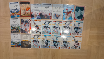 Mega iso blueline cardset!Riksman! ässät!
