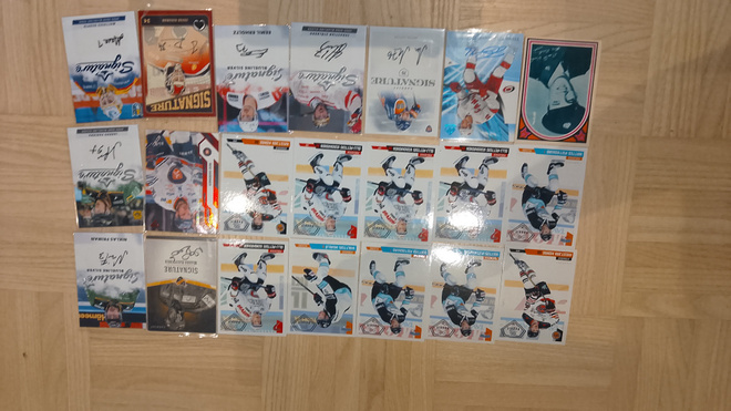 Mega iso blueline cardset!Riksman! ässät!