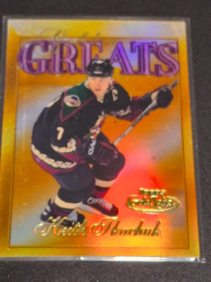 2000-01 Topps Gold Label Golden Greats #GG9 Keith T kachuk