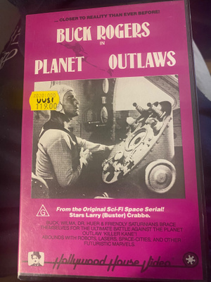 Buck Rogers in Planet Outlaws VHS