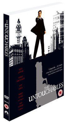 The Untouchables (De Niro, Costner, Connery)  DVD + juliste