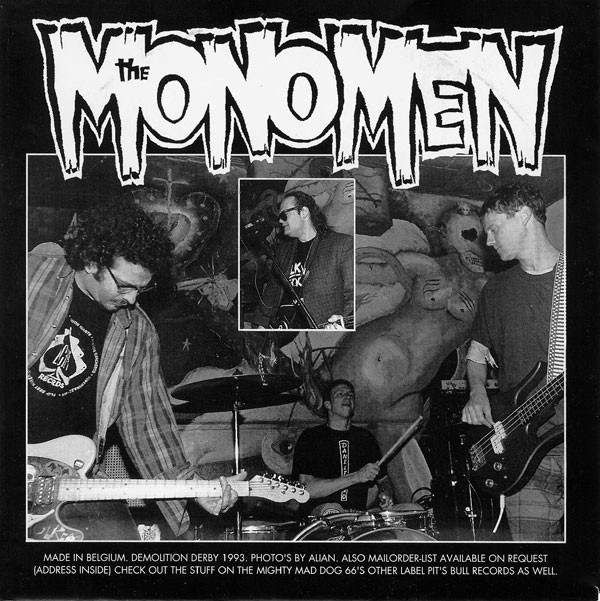 Monomen / The Apemen - Dragstrip / Intoxica 7" Vinyyli
