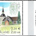 Ål 2001 Föglön kirkko 2,00 mk välilöpari numero ** LaPe 197 - pikkukuva 1