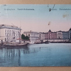 Helsinki, Hietalahden satama, jaaloja, pienveneitä, p. 1909 - pikkukuva 1