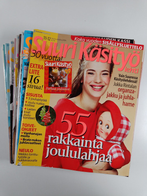 Suuri käsityö vuosikerta 2004 (1-12 + kaavat)