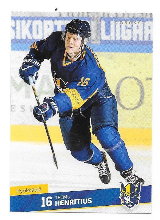 2016-17 CardSet #44 Teemu Henritius Jukurit