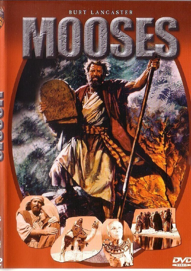 dvd, Mooses (Burt Lancaster : Moses - The Lawgiver, 1974) [d