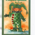 °°LÄMPIMIN AJATUKSIN LUONASI....°° -KORTTI /ANNA RINNE - pikkukuva 1