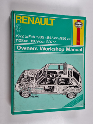 Peter G. Strasman : Renault 5 : 1972 to 1985 : owners wor...