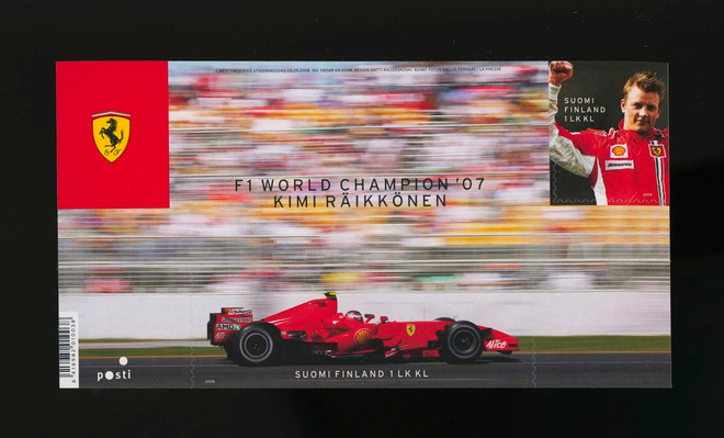 2008, Kimi Räikkönen. pienoisarkki BL53**
