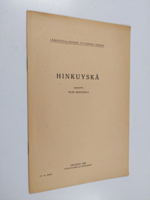 Viljo Rantasalo : Hinkuyskä