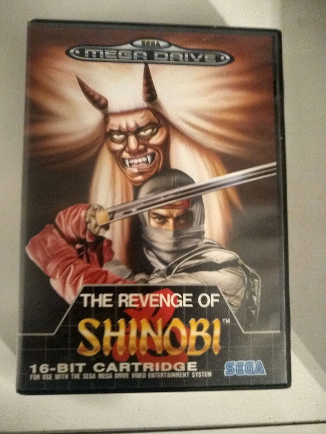 The revenge of Shinobi Sega Mega Drive peli