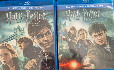 Harry Potter ja kuoleman varjelukset 1&2 -Blu-Ray