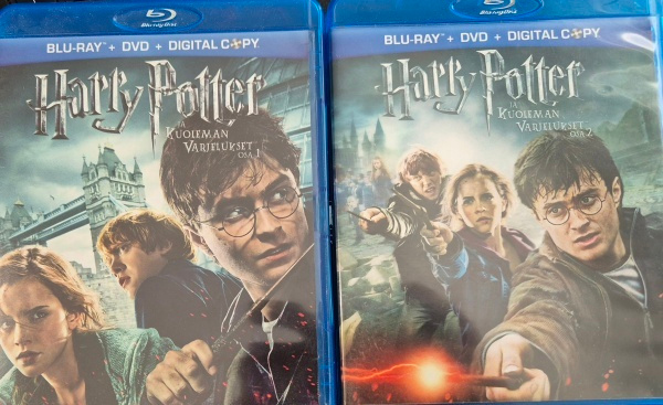 Harry Potter ja kuoleman varjelukset 1&2 -Blu-Ray