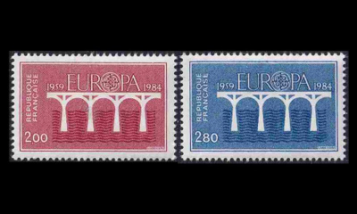 Ranska 2441-2 ** Europa (1984)