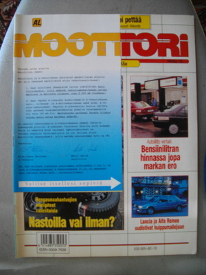 Moottori lehti Nro 10/1992 (17.3)