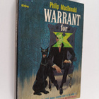 Philip MacDonald : Warrant for X - pikkukuva 1