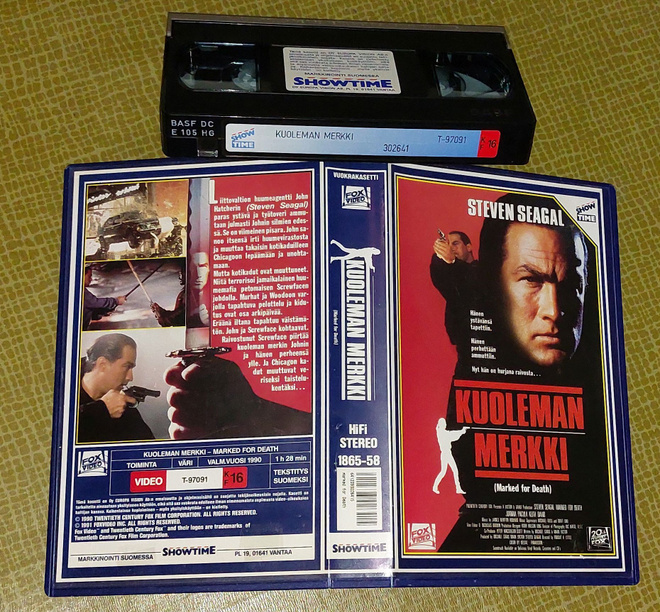 VHS FI: Kuoleman merkki (Steven Seagal)
