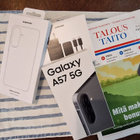 Samsung Galaxy A57 5G -256 Gt harmaa+teholaturi+suojak. Uusi - pikkukuva 2
