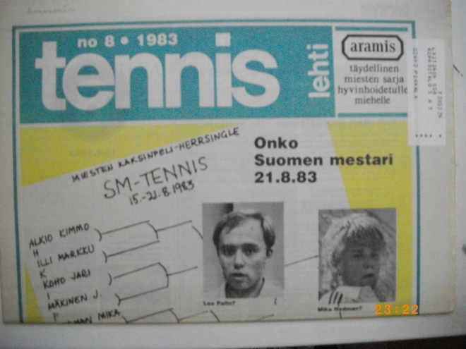 Tennis lehti Nro 8/1983 (31.5)