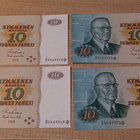 10 Mk 1980 Korvaava D 0459549*-52* 4kpl KL 9 - pikkukuva 1