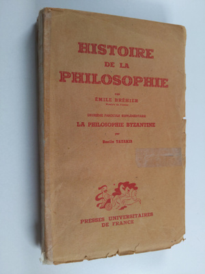 Emile Brehier : Histoire de la philosophie