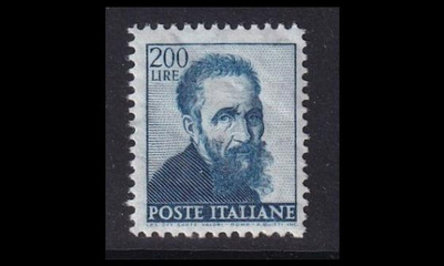 Italia 1097A ** Käyttösarja Freskon päitä 200 L (13½) (