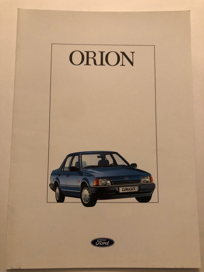 Myyntiesite - Ford Orion - 10/1988