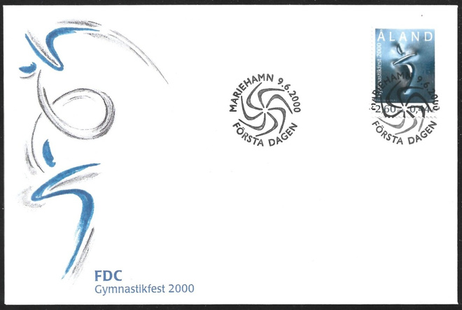 FDC Åland 2000  Voimistelujuhla   LaPeÅL 176
