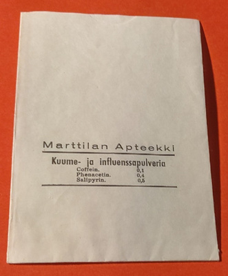 Marttilan apteekki - Apteekkipussi