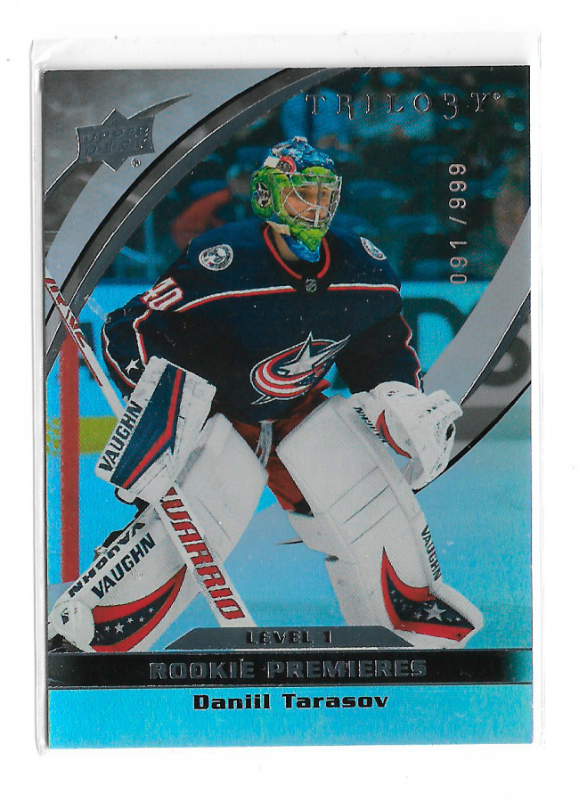 2021-22 Upper Deck Trilogy RC /999 #10 Daniil Tarasov