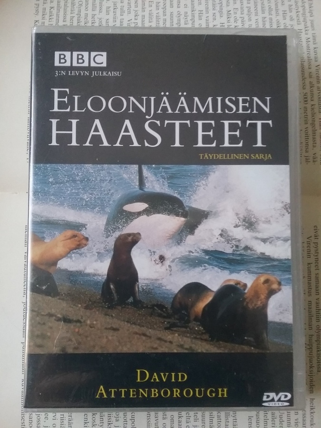 David Attenborough - Eloonjäämisen haasteet (3 DVD, UUSI!)
