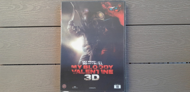 DVD: My Bloody Valentine 2D + 3D + 4 kpl 3D laseja (2009)