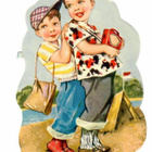 PZB 1371 - Trendikäs retro nuorisopari - Harvinainen!!! - pikkukuva 1
