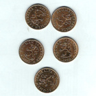 Raha, Rahat, 50 penniä, Suomi, 1990, 5 kpl. - pikkukuva 2