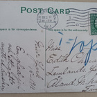 Kirkkomaisema, joulukellot, rautatammea p. 1911 USA -> Suomi - pikkukuva 2