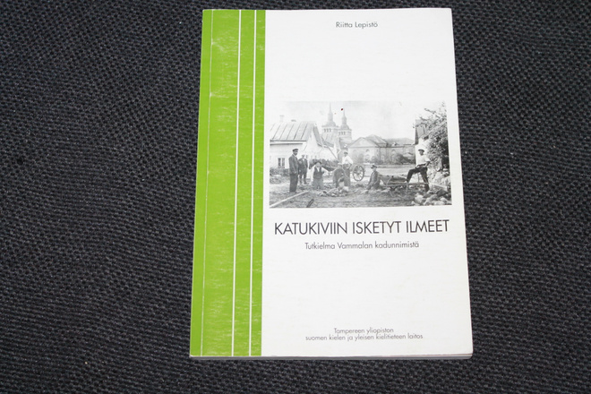 Lepistö - Katukiviin isketyt ilmeet,  Vammalan kadunnimistöä