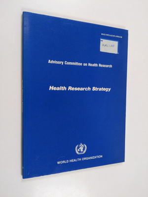Advisory committee on health research : health, research,...