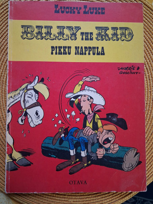 Lucky Luke: Billy the Kid pikku nappula 1.p + dvd Daltonin..