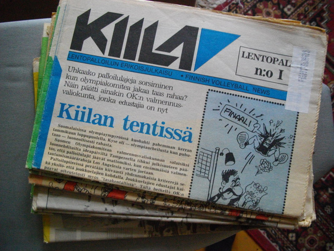 Kiila - lentopalloilun erikoisjulkaisu 1981 ja 1986 (9.11)
