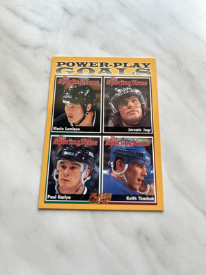 1996-97 Fleer Power - Play Goals Kariya , Jagr , Lemieux