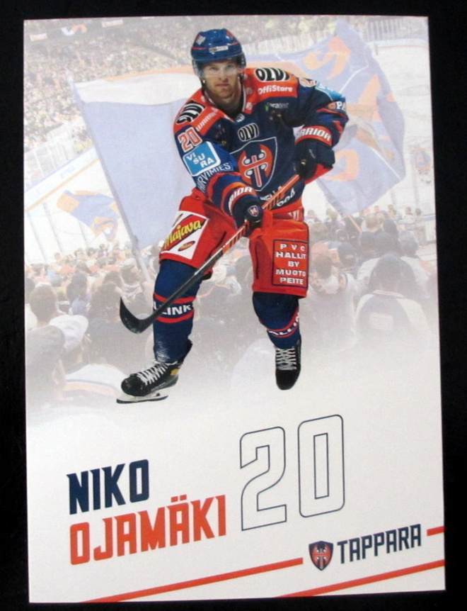 Niko Ojamäki Tappara teamset kortti