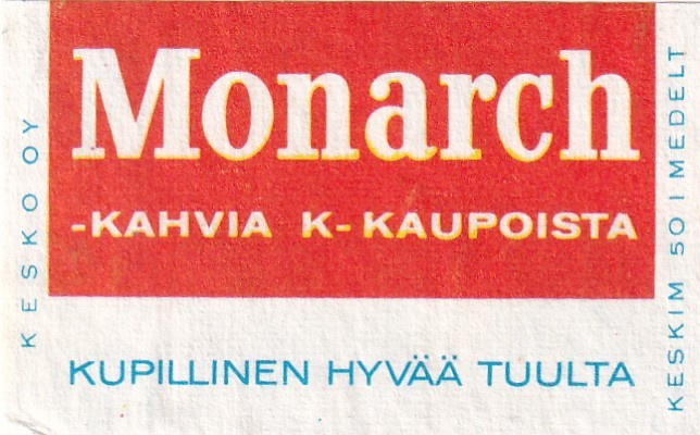Monarch - kahvia K - kaupoista  8/10