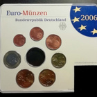 Saksa v. 2006 rahapaja A kolikot, 1c - 1€ UNC (7 eril.) - pikkukuva 2