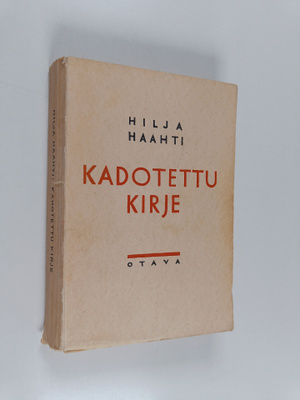 Hilja Haahti : Kadotettu kirje