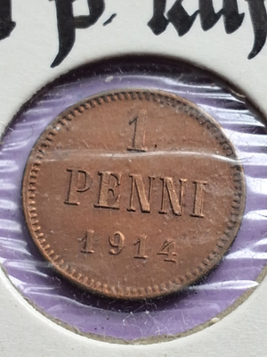 1p. kup. 1914, siisti!