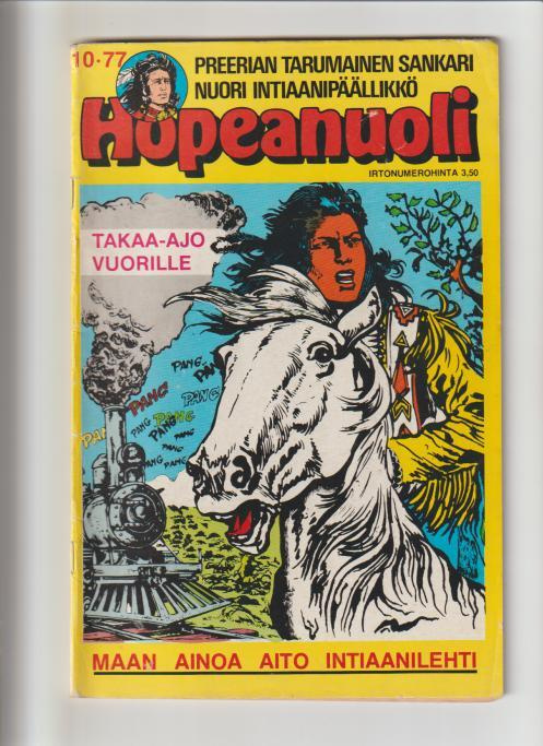 Hopeanuoli 10/1977 - Takaa-ajo Vuorille