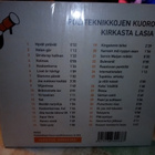 CD Polyteknikkojen Kuoro :  Kirkasta lasia ( UUSI) SIS POSTI - pikkukuva 2